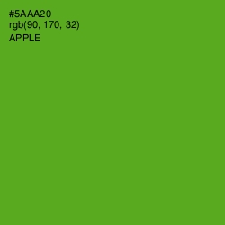 #5AAA20 - Apple Color Image