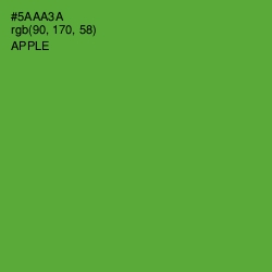 #5AAA3A - Apple Color Image