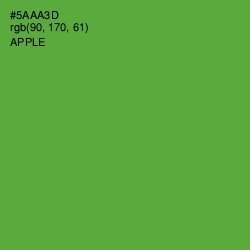 #5AAA3D - Apple Color Image