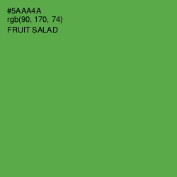 #5AAA4A - Fruit Salad Color Image