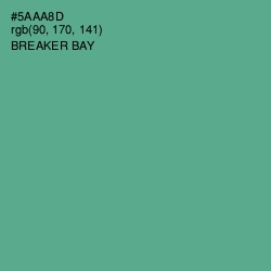 #5AAA8D - Breaker Bay Color Image