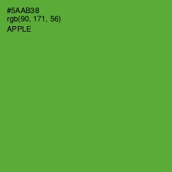 #5AAB38 - Apple Color Image