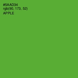#5AAD34 - Apple Color Image