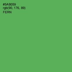 #5AB059 - Fern Color Image