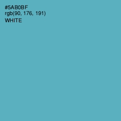 #5AB0BF - Fountain Blue Color Image