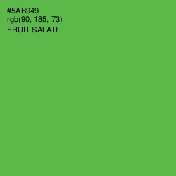 #5AB949 - Fruit Salad Color Image