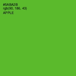 #5ABA2B - Apple Color Image