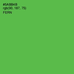 #5ABB4B - Fern Color Image