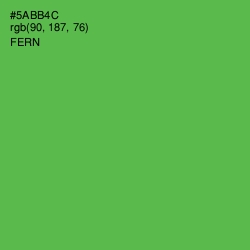 #5ABB4C - Fern Color Image