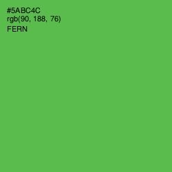 #5ABC4C - Fern Color Image