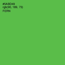 #5ABD49 - Fern Color Image