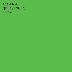 #5ABD4B - Fern Color Image