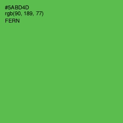 #5ABD4D - Fern Color Image