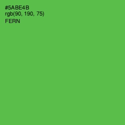 #5ABE4B - Fern Color Image