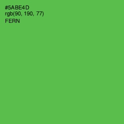 #5ABE4D - Fern Color Image