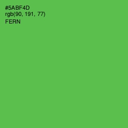 #5ABF4D - Fern Color Image