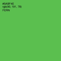 #5ABF4E - Fern Color Image