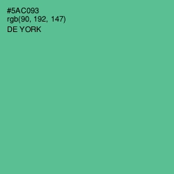 #5AC093 - De York Color Image
