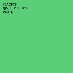 #5ACF78 - Emerald Color Image