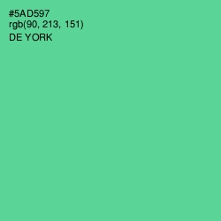 #5AD597 - De York Color Image