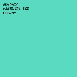 #5ADAC0 - Downy Color Image