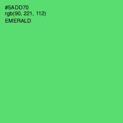 #5ADD70 - Emerald Color Image