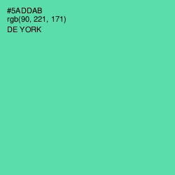 #5ADDAB - De York Color Image