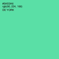 #5AE0A6 - De York Color Image