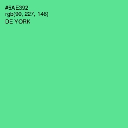 #5AE392 - De York Color Image