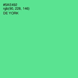 #5AE492 - De York Color Image