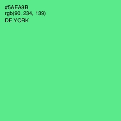 #5AEA8B - De York Color Image