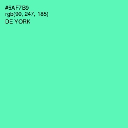 #5AF7B9 - De York Color Image