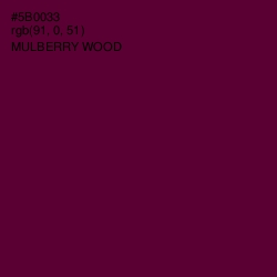 #5B0033 - Mulberry Wood Color Image