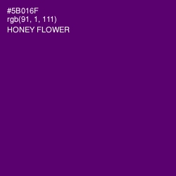 #5B016F - Honey Flower Color Image