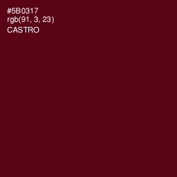 #5B0317 - Castro Color Image