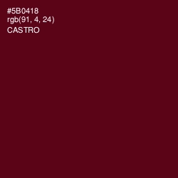 #5B0418 - Castro Color Image