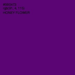 #5B0473 - Honey Flower Color Image