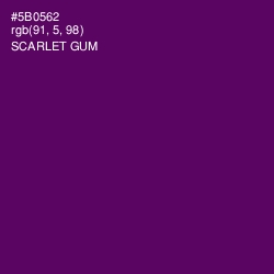 #5B0562 - Scarlet Gum Color Image