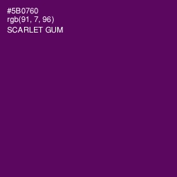 #5B0760 - Scarlet Gum Color Image