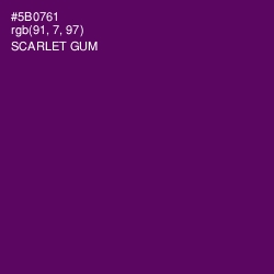 #5B0761 - Scarlet Gum Color Image