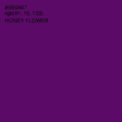 #5B0A67 - Honey Flower Color Image