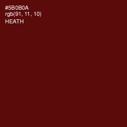 #5B0B0A - Heath Color Image