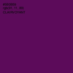 #5B0B59 - Clairvoyant Color Image