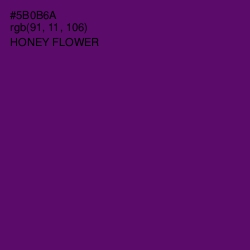 #5B0B6A - Honey Flower Color Image