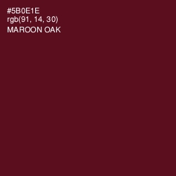 #5B0E1E - Maroon Oak Color Image