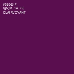 #5B0E4F - Clairvoyant Color Image