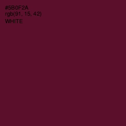 #5B0F2A - Bordeaux Color Image