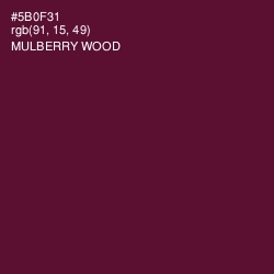 #5B0F31 - Mulberry Wood Color Image