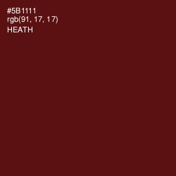 #5B1111 - Heath Color Image