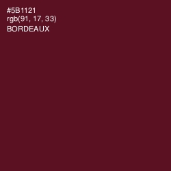 #5B1121 - Bordeaux Color Image